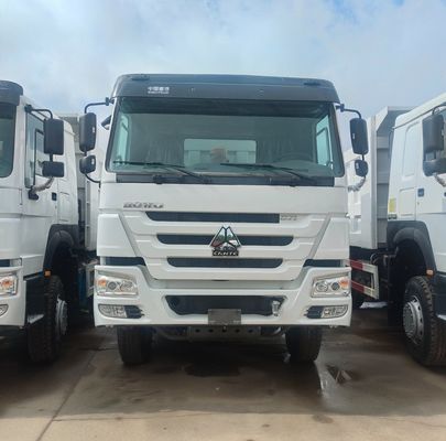 6×4 HOWO 디젤 371HP 중량 덤프 트럭 10 휠 수동 운송 차량 ≤5석