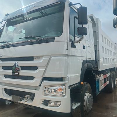 6×4 HOWO 디젤 371HP 중량 덤프 트럭 10 휠 수동 운송 차량 ≤5석
