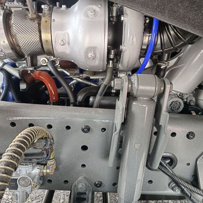 400L 연료 탱크 탄소 스틸 ZZ4257N3247E1H 반 트레일러 당기용 디젤 중량 트럭