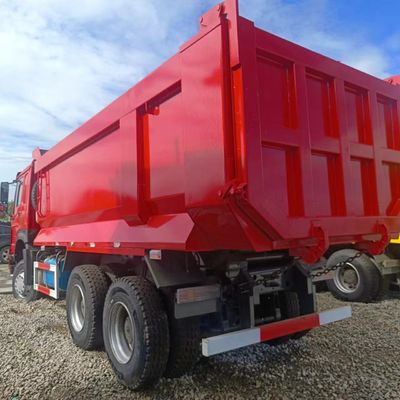 351-450hp 산업용 덤프 트럭 보조 스티어링 및 시노트럭 차시 6 개월