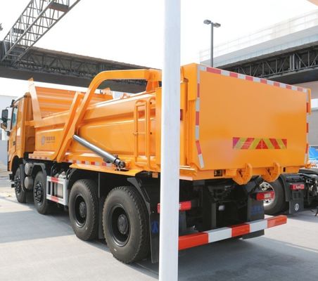 베이벤 중량 8X4 트럭 320 HP 5.6 미터 자력 덤핑 사용 된 시노트럭 6 개월