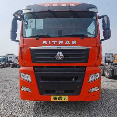 사용 된 480HP ZZ4257N3247E1H 티퍼 트레일러 600L 연료 탱크와 함께 트럭