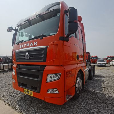사용 된 480HP ZZ4257N3247E1H 티퍼 트레일러 600L 연료 탱크와 함께 트럭