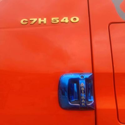 산데카 트레일러 트랙터 중고 6X4 트랙터 앞 트럭 수압 스티어링