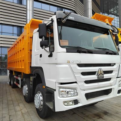 유로2 시노트럭 HOWO 375HP 8*4 덤프트럭 전면 리프팅 스타일 &gt; 8L 엔진 용량