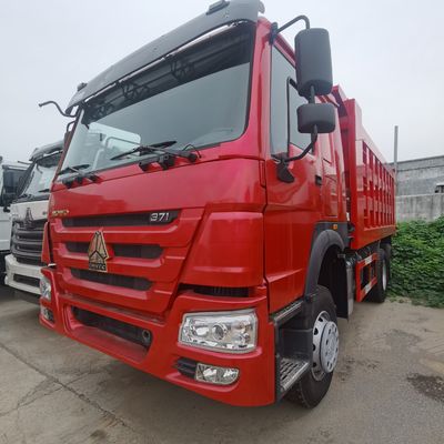 30t 부하량 시노트럭 광산 장비용 사용 된 덤프 트럭 말력 351-450hp