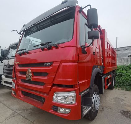 수압 스티어링 시노트럭 Hovo 6X4 LHD 및 타이어 건설과 함께 사용 된 덤프 트럭