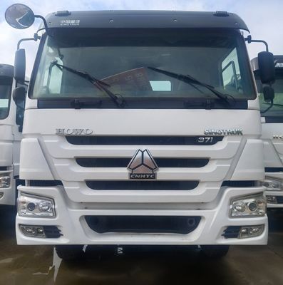 국가 중량 트럭 트랙터 HOWO 6X4 371HP 탄소 강철 화물 상자와 트랙터