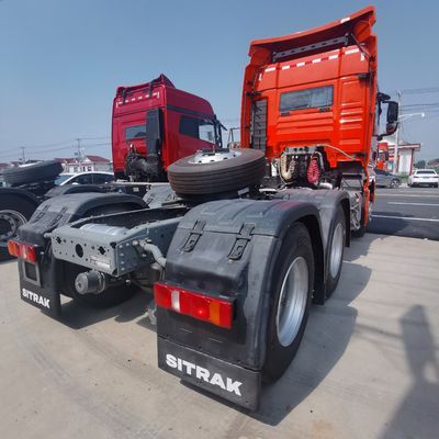 480HP 시노트럭 600L 연료 탱크를 가진 중고용 트럭