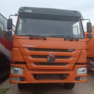 31-40t 로드 용량 시노트럭 차시 371HP 수압 스티어링 트럭