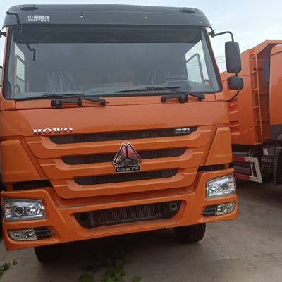 31-40t 로드 용량 시노트럭 차시 371HP 수압 스티어링 트럭