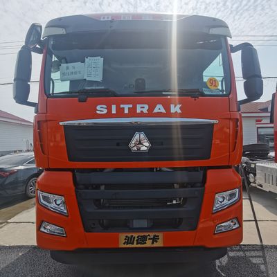 에어 서스펜션 좌석 480HP 시노트럭 반 트레일러 끌기용 트럭 6.5x2.5x4m
