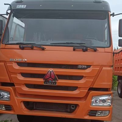 시노트럭 차시 371HP 수압 스티어링 전력 보조가 있는 중량 덤프 트럭