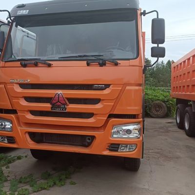 시노트럭 차시 371HP 수압 스티어링 전력 보조가 있는 중량 덤프 트럭