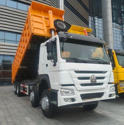 좌석 ≤5 성능 사용 된 국가 중량 트럭 HOWO8X4 맞춤형 덤프