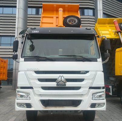 HOWO 371HP 중형 덤프 트럭 850.00cm * 260.00cm * 360.00cm 패키지 크기