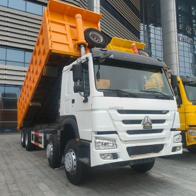 디젤 시노트럭 차시 HOWO 371HP 수동 변속기와 함께 무거운 용량 덤프 트럭