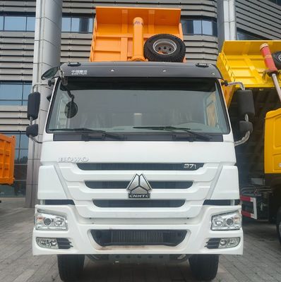 HOWO 371HP 수압 스티어링과 타이어 인증 ECE와 함께 무거운 용량 덤프 트럭