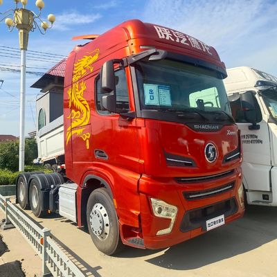 델롱 X6000 6X4 트랙터 트럭 중량 디젤 엔진과 400L 공기 서스펜션 좌석