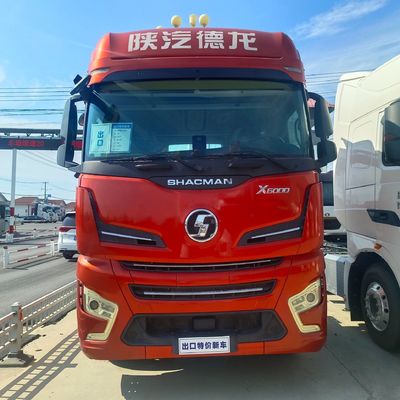 델롱 X6000 6X4 트랙터 트럭 중량 디젤 엔진과 400L 공기 서스펜션 좌석
