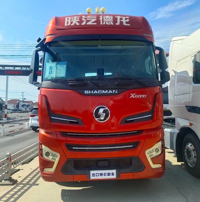 6X4 델롱 X6000 사용 된 디젤 트랙터 트럭 1000L 연료 탱크와 높은 마력