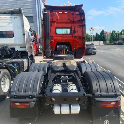 6X4 델롱 X6000 사용 된 디젤 트랙터 트럭 1000L 연료 탱크와 높은 마력