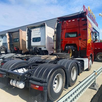 6X4 델롱 X6000 사용 된 디젤 트랙터 트럭 1000L 연료 탱크와 높은 마력