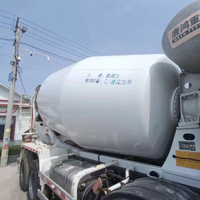 340 Tx HOWO 중공용 콘크리트 믹서 트럭 및 수압 스티어링