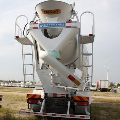 ZZ1257N3647N1 8x4 사용 된 시노트럭 트럭 HOWO 380 HP 높은 내구성을 가진 콘크리트 믹서