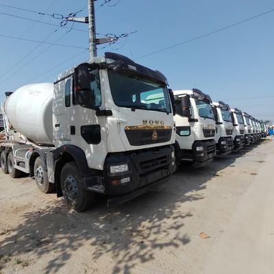 연료 디젤 8m3 6X4 콘크리트 믹서 트럭 건설 패키지 총 무게 8400.000kg