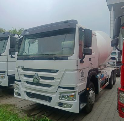 300-400hp 최대 구마력 HOWO 6X4 건설 운송용 사용 된 콘크리트 믹서 트럭
