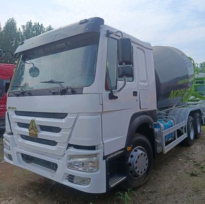 수동 변속기 HOWO 380HP 12m3 유로 3 6X4 타이어와 함께 무거운 직용 콘크리트 믹서 트럭