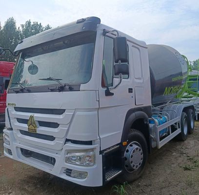미국 초기 지불 시노트럭 12m3 380HP 공용 콘크리트 믹서 트럭