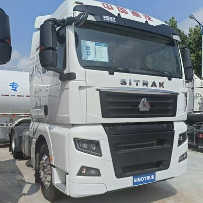 중량 CNG 트랙터 및 600L 연료 탱크 반 트레일러 당기는 공기 서스펜션 트럭