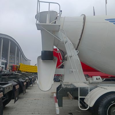 디젤 380HP 12m3 시노트럭 차시 전력 지원과 함께 고전력 콘크리트 믹서 트럭
