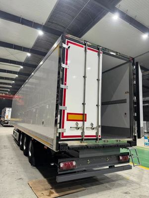 대형 식품 운송 시노트럭 차시 냉동 트레일러 8000kg 총량
