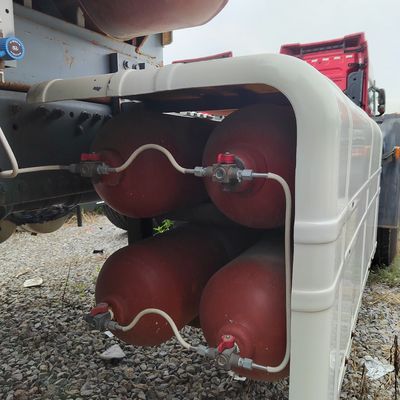 운송 트럭 시노트럭 시트랙 사용 된 6X4 CNG 460HP 트랙터-트럭 고 내구성