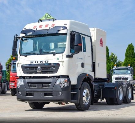 사용중인 시노트럭 HOWO 6X4 CNG 트랙터 트럭 용량 31-40t GCC 타이어 인증