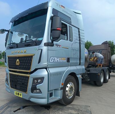 산데카 630HP 트랙터 6 * 4/4 * 2/6 * 2 8.25m * 2.55m * 3.96m와 함께 8.25m * 2.55m * 3.96m 크기