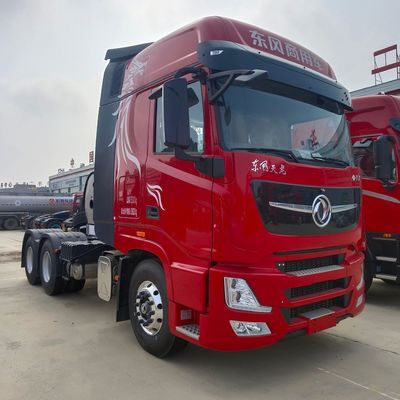 전면 리프팅 스타일 6X4 덤핑 타입 LNG 가스 트랙션 운송 트럭 580HP 트랙터