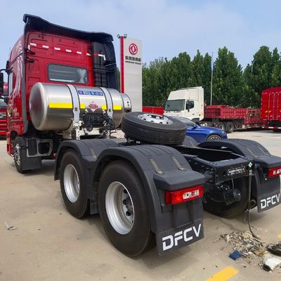 타이어 2024 동펜 티안롱 6X4 6X2LNG580HP 수동 변속기 트랙션 운송 트럭