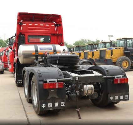중고 Sinotruck Sitrak HOWO 6X4 CNG 트럭 패키지 크기 745.00cm * 253.00cm * 290.00cm