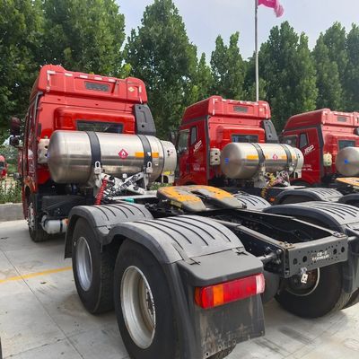 경제적으로 FAW Jiefang J6p 엔진 용량&gt; 8L의 가스 6X4 트랙션 운송 트럭