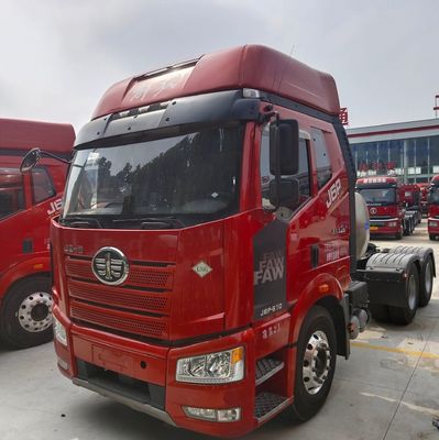 J6p 가스 견인 운송 트럭 510HP 사용 된 트랙터 31-40t 부하 용량