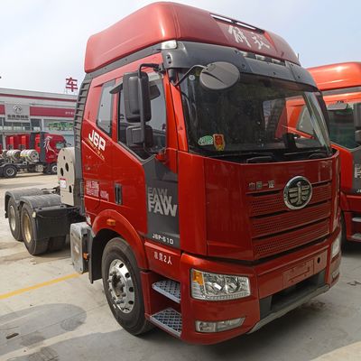 타이어 가스 6X4 수동 변속기와 탄소 강철 화물 상자