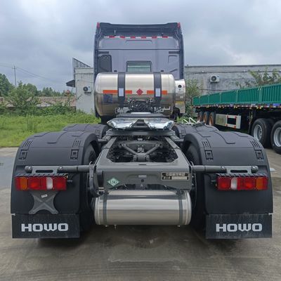 국가 중량 트럭 그룹 6X4 LNG 연료 트랙터와 함께 덤프 트럭 운송 트럭