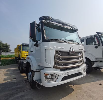 탄소 강철 소재 HOWO 내구성 트랙터 사용 트럭 6500.000kg 패키지 총 무게
