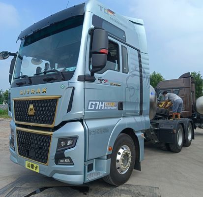 2024 Shandeka G7h LNG 가스 트랙터 트럭 6 * 4 630HP 운송 트럭 트랙터 헤드