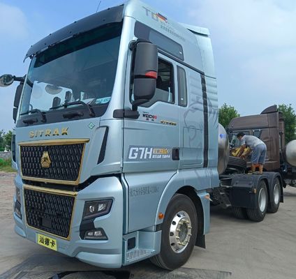 2024 Shandeka G7h LNG 가스 트랙터 트럭 6 * 4 630HP 운송 트럭 트랙터 헤드