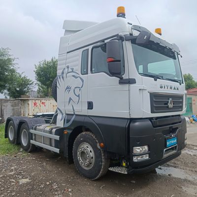 중량용 산데카 371//375/390HP 6X4/8X4 10/12 휠 사용 트랙션 헤드 운송 트럭